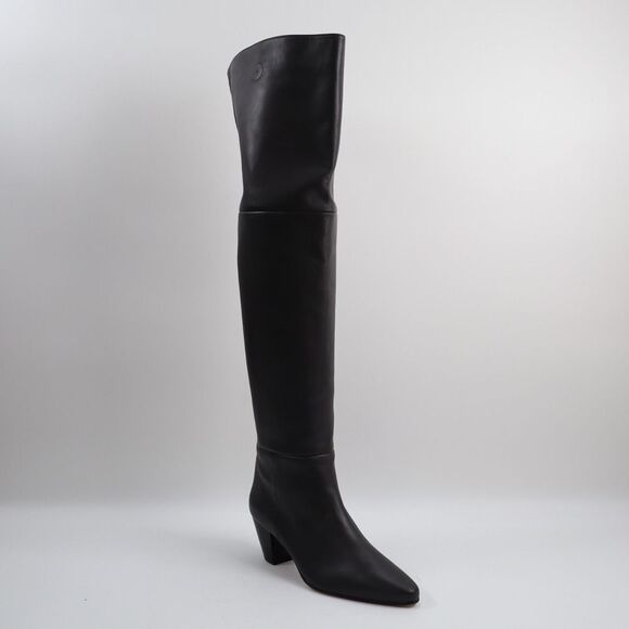 🔥LAFAYETTE 148 Nappa Leather Lucille Tall Icon Boots Grey 8.5US/38.5EU MSRP$898 - Picture 6 of 11